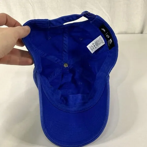 Nike Club Cap Hat Mens/Womens Sky Blue Adjustable M/L - Picture 3 of 7